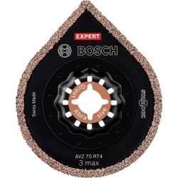 Panza cu carburi metalice, Bosch EXPERT, AVZ 70 RT4, Starlock, Grout and Abrasive, 70mm