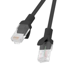 Patch cord Lanberg Cat.5e UTP 0,5 m negr