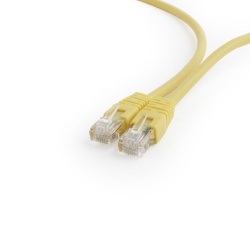 PATCH CORD UTP GEMBIRD Cat6, cupru-aluminiu, 0.25 m, galben, AWG26, "PP6U-0.25M/Y" (timbru verde 0.08 lei)