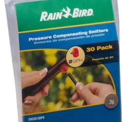 Picurător / Emițător Irigare prin Picurare Rain Bird SW20-30PS (2 GPH / 7.6 L/h), Set 30 Bucăți, Compensare de Presiune, Roșu/Negru, pentru Tub de 1/4" sau 1/2" - Img 3