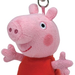 PLUS BRELOC TY 8.5CM BEANIE BELLIES PEPPA PIG PEPPA