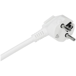 PRELUNGITOR LOGILINK, Schuko x 3, cablu 3G 1.5mm2, 230 V/16 A, 50 Hz, max. 3600 W, buton intrerupator iluminat, IP20, 1.5m, alb "LPS244" - Img 2