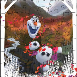 PUZZLE SURPRIZA FROZEN2 CU 48 PIESE IN CUTIE DIAMANT - Img 3