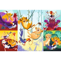 PUZZLE TREFL 100 DISNEY CURAJOSUL REGE LION - Img 2