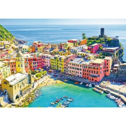 PUZZLE TREFL 1000 ORASUL PITORESC VERNAZZA LIGURIA ITALIA - Img 2