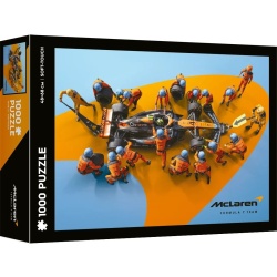 PUZZLE TREFL 1000 SOFT TOUCH FORMULA1 MCLAREN CEA MAI RAPIDA OPRIRE LA BOXE INREGISTRATA IN RECORD MONDIAL