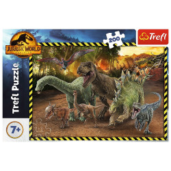 PUZZLE TREFL 200 JURASSIC WORLD IN PARCUL JURASSIC - Img 3