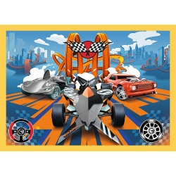 PUZZLE TREFL 4IN1 HOT WHEELS VEHICULE - Img 2