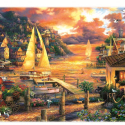 PUZZLE TREFL 6000 VANATORUL DE VISE - Img 3
