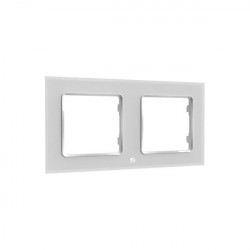 Rama Shelly Wall Frame 2 (pentru comutator de perete) - Alb
