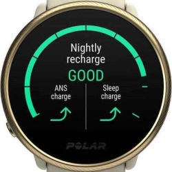 RESIGILAT - Smartwatch model Ignite 2, POLAR, Otel inoxidabil/Siliciu, 1.2'', 240x240 pixeli, Android/iOS, Bluetooth, GPS, Crem - Img 3