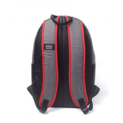 Rucsac Disney, Imprimat cu Mickey Mouse, Neechipat, Negru/Rosu - Img 2