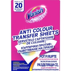 Servetele anti-transfer de culoare Vanish 20 buc