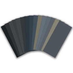Set 15 Bucăți Șmirghel Profesional Typec Home 23 x 9 cm, Granulație de la 80 la 5000, Foi Abrazive Umed și Uscat pentru Metal, Lemn, Vopsea, Sticlă și Finisaje Auto