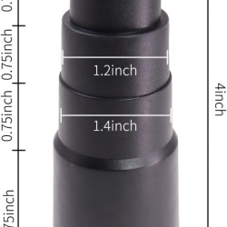 Set 2 Adaptoare Universale pentru Furtun Aspirator și Scule Electrice, Reductor Conectare Praf pentru Șlefuitor, Ferăstrău, Diametre 25mm - 42mm, PVC Flexibil - Img 3