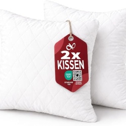 Set 2 Perne Decorative Flowen 50x50 cm, Umplutură Hipoalergenică și Anti-Acarieni, Huse Matlasate Detașabile cu Fermoar, pentru Canapea și Pat