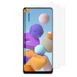 Set 2 x Folie Policarbonat Ringke Dual Easy pentru Samsung Galaxy A21s, Transparenta