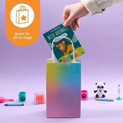 Set 24 Mini Cărți de Colorat și Activități The Twiddlers pentru Copii (Animale, Dinozauri, Safari), Jucării Educaționale, Labirinturi și Puzzle-uri, Cadouri Ideale pentru Petreceri și Pungi de Petrecere (Vârsta 4-8 Ani) - Img 2
