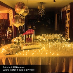 Set 30 Mini Lumini LED Decorative pentru Baloane și Lampioane, Lumină Albă Caldă, Diametru 1.3 cm (0.5 Inch), Peste 48 Ore Autonomie, Rezistente la Apă, Reutilizabile cu Baterii LR41 Incluse - Img 5