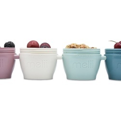 SET 4 RECIPIENTE SILICON SNAP&GO, MELII LUXE, 4*118 ML - Img 2