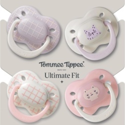 Set 4 Suzete Ortodontice Tommee Tippee Ultimate Fit 0-6 Luni, Tetină Simetrică din Silicon Fără BPA, Design Club House cu Orificii de Ventilație pentru Piele Sensibilă - Img 4