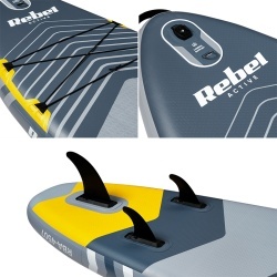 SET PLACA GONFLABILA STAND UP PADDLE SCAUN 335X84X15 CM - Img 4