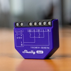 Shelly Plus 0/1-10V Dimmer GEN3, a smart Wi-Fi controller with 0-10V or 1-10V output - Img 2