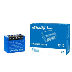 Shelly PLUS 1 Mini GEN3, comutator pentru relee inteligente WiFi cu un singur canal (8A) - Img 2