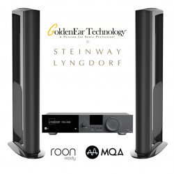 Sistem cu boxe Goldenear Triton Reference si amplificator 2x200W Lyngdorf TDAI-3400, Roon ready, MQA, Tidal Connect