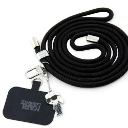 Snur Telefon Karl Lagerfeld Ikonik Karl, Universal, Negru