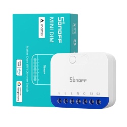 Sonoff MINI-DIM Matter Over Wi-Fi Dimmer Switch – dimmer module with power meter, Matter, Wi-Fi