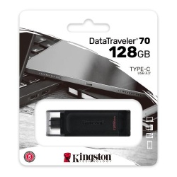 Stick memorie Kingston DataTraveler 70 128GB, USB 3.2 tip C, Black - Img 7