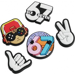 Sticker 3D OEM 67 pentru Husa Telefon / Tableta, Set 5 bucati, Multicolor