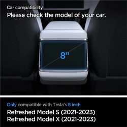Sticla securizata Spigen Glas.tR Slim pentru Tesla Model X 2022 / Model S 2021 - Negru - Img 4