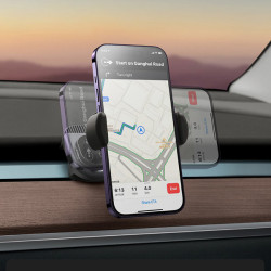 Suport auto electric cu panou solar pentru Tesla Model 3 / Y Baseus T-Space - negru - Img 2