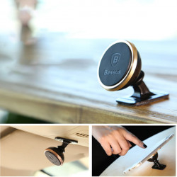 Suport auto magnetic pentru cockpit Baseus 360º (Overseas Edition) - argintiu - Img 4