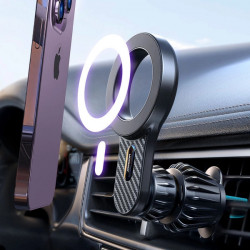 Suport auto magnetic pentru iPhone cu MagSafe Joyroom JR-ZS355 - negru - Img 3