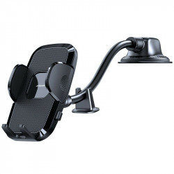 Suport auto pentru telefon , prindere pe bord brat lung, Joyroom black (JR-ZS259)