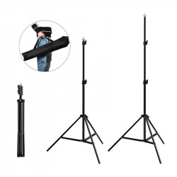 Suport fundal studio foto Puluz 2x3m + Fundaluri 3 buc PKT5205 - Img 3