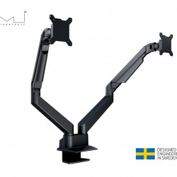 Suport monitor Dual Multibrackest HD MB-4207, 15"-32", max 10 kg per monitor, negru