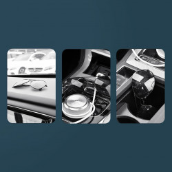Suport ochelari auto cu clema de fixare Baseus - negru - Img 7