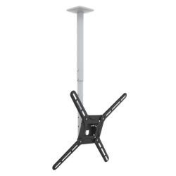 Suport telescopic TV Plat/ Curbat Barkan 3500.W, reglabil, 29"-65", 40 Kg, Alb - Img 5