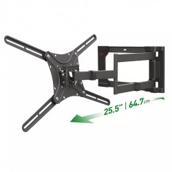 Suport TV de perete Barkan 4400, reglabil, 40"-80", Negru - Img 2