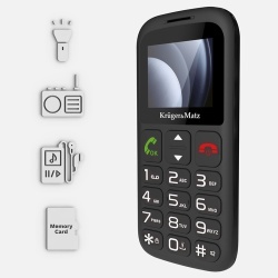 TELEFON GSM SENIORI BUTON SOS KRUGER&MATZ - Img 9