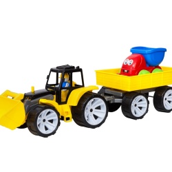 TRACTOR BAMS FATA ZAMBITOARE NEGRU GALBEN - Img 2