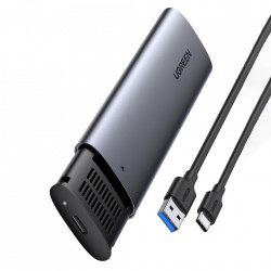 Ugreen Hard Drive Bay M.2 B-Key SATA 3.0 5Gbps gri + cablu USB tip C (CM400)