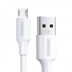 USB - cablu micro USB Ugreen US289 2 m - alb