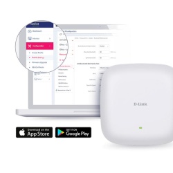 Access Point D-Link DAP-X2810 Nuclias Connect, AX1800, Wi-Fi 6, Dual-Band, MU-MIMO, PoE - Img 9