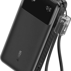Acumulator extern Anker Powercore 20000 mAh 30W cablu USB-C, Negru