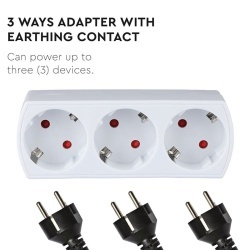 ADAPTOR 3 PRIZE 3X16A MAX 3680W - Img 9